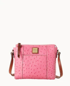 Ostrich Lexington Crossbody Black 30 Ostrich Lexington Crossbody Black -Dooney & Bourke B0862G OTHPPATN