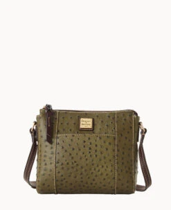 Ostrich Lexington Crossbody Black 36 Ostrich Lexington Crossbody Black -Dooney & Bourke B0862G OTOLPABM