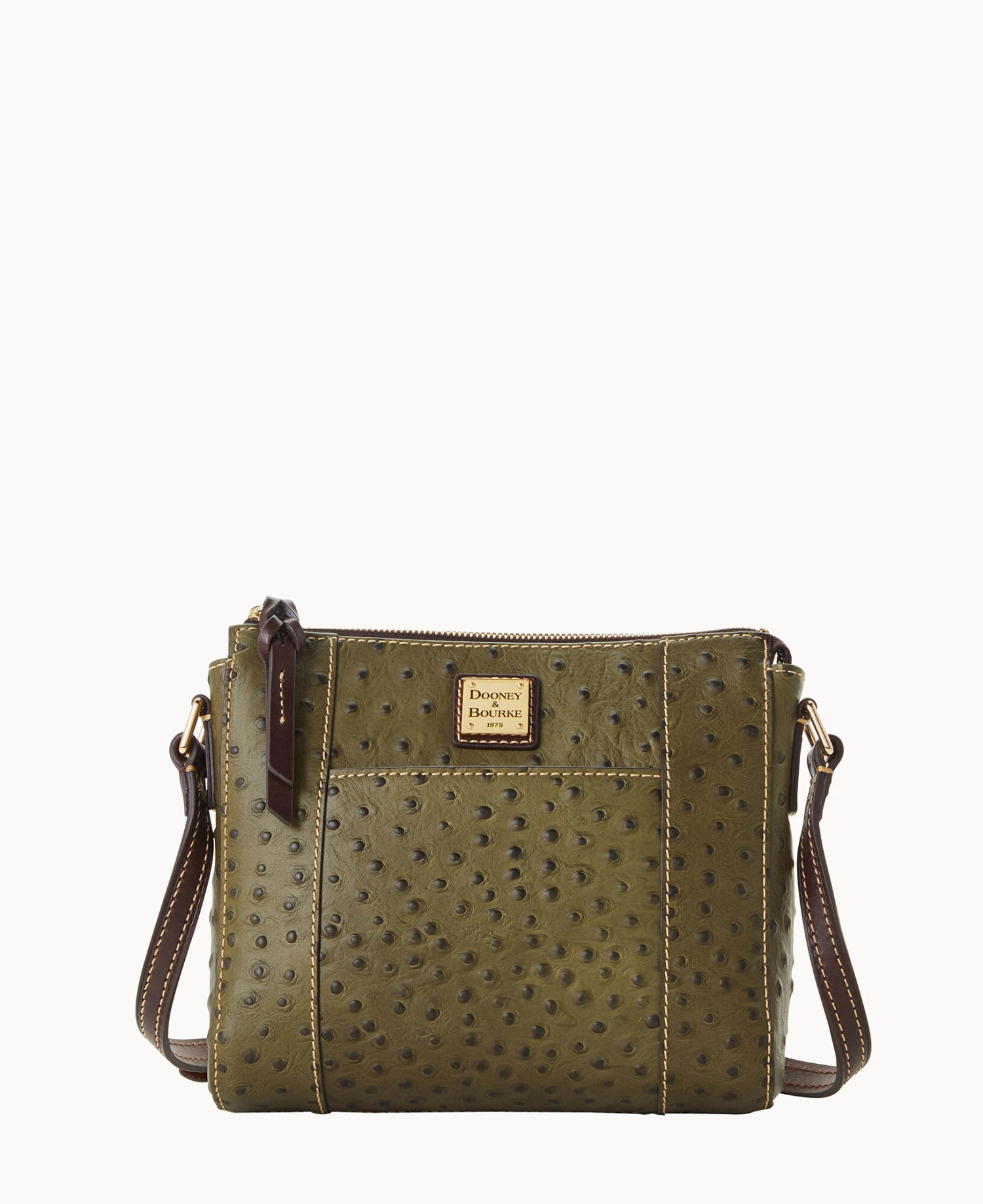 Ostrich Lexington Crossbody Black 17 Ostrich Lexington Crossbody Black - Image 17