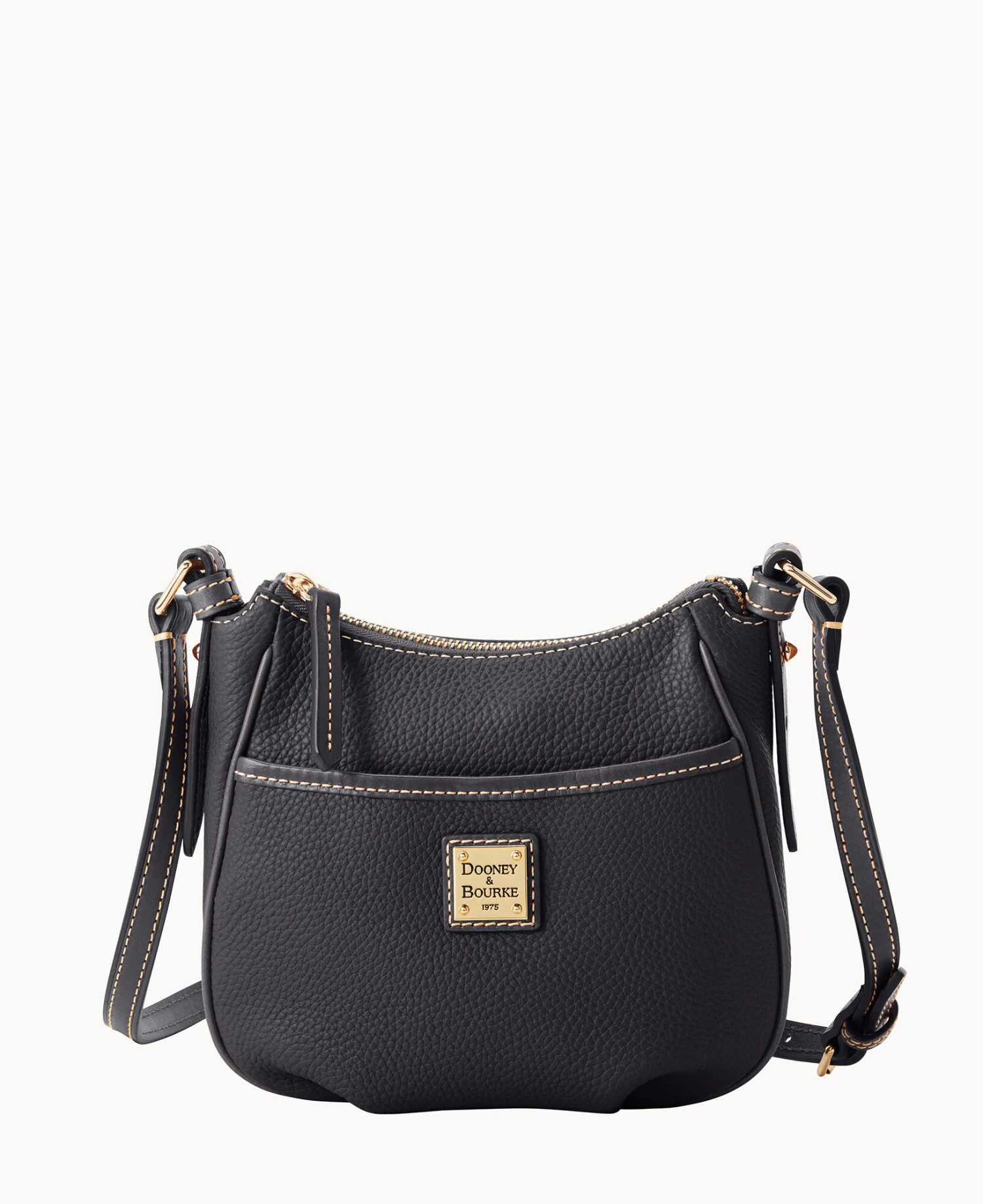 Pebble Grain Margo Crossbody Black Black 11 Pebble Grain Margo Crossbody Black Black - Image 11