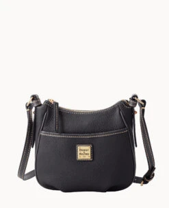 Pebble Grain Margo Crossbody Black Black