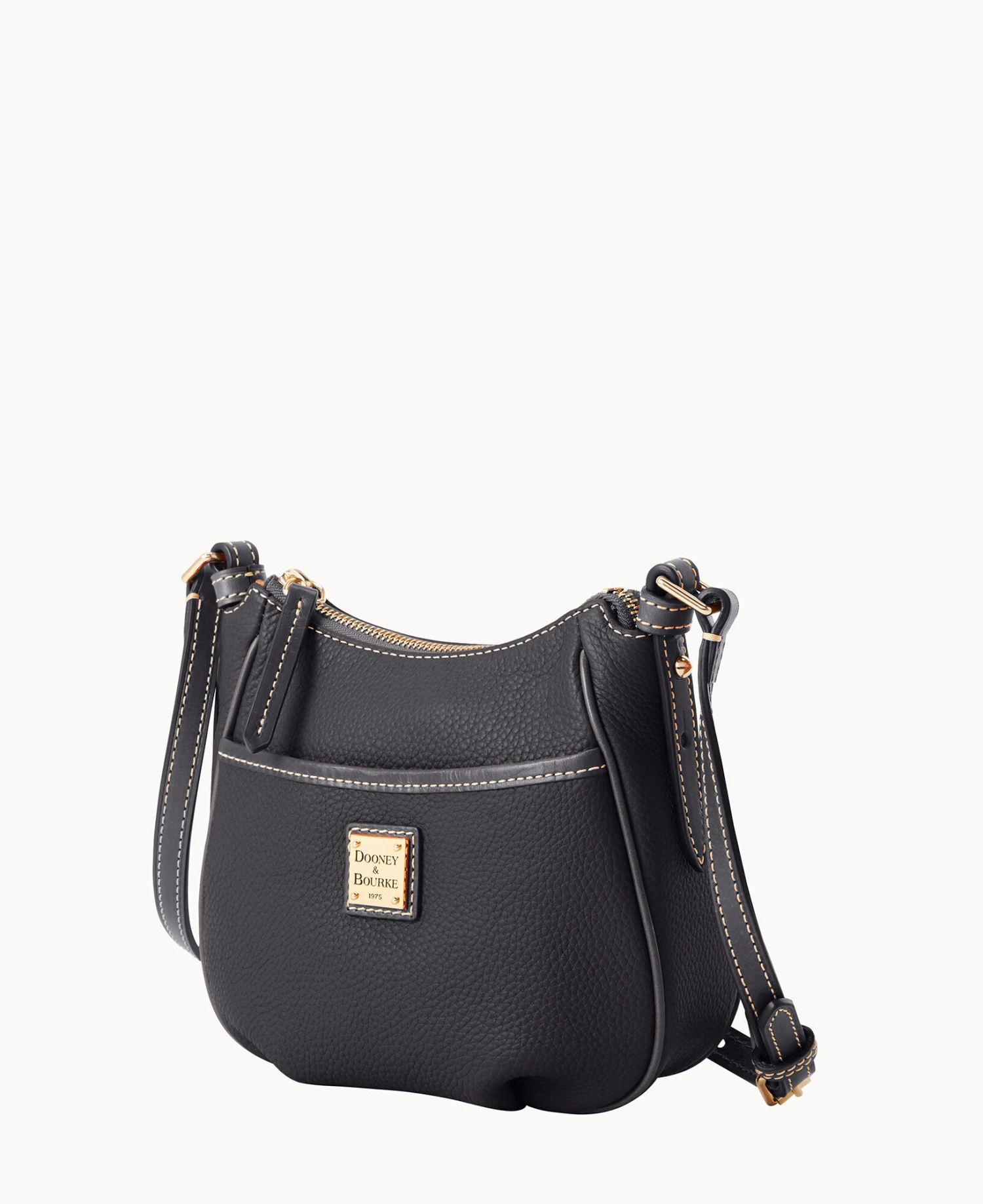 Pebble Grain Margo Crossbody Black Black 3 Pebble Grain Margo Crossbody Black Black - Image 3