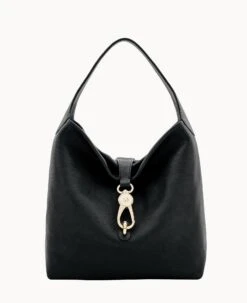 Belvedere Logo Lock Shoulder Bag Brown Tmoro -Dooney & Bourke B0882G BJBLBJBL 2