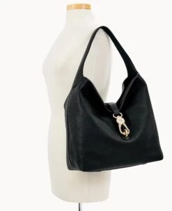 Belvedere Logo Lock Shoulder Bag Brown Tmoro -Dooney & Bourke B0882G BJBLBJBL ALT4 1