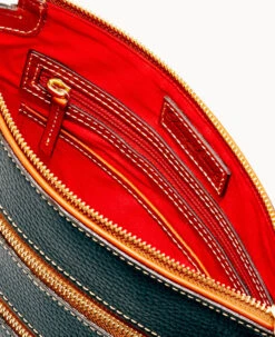 Pebble Grain Large Peyton Triple Zip Black -Dooney & Bourke B0888G AWBLPATNQ000 ALT2