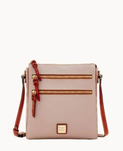 Pebble Grain Large Peyton Triple Zip Black -Dooney & Bourke B0888G AWOYPATN