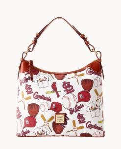MLB Cardinals Hobo CARDINALS 17 MLB Cardinals Hobo CARDINALS -Dooney & Bourke B0924G QUMWPATNCDNL 2