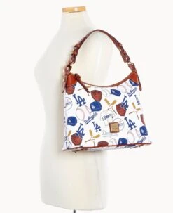 MLB Dodgers Hobo DODGERS 16 MLB Dodgers Hobo DODGERS -Dooney & Bourke B0924G QUMWPATNDODG ALT4 1
