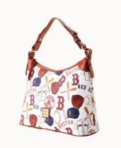 MLB Red Sox Hobo RED SOX -Dooney & Bourke B0924G QUMWPATNRDSX ALT1 1