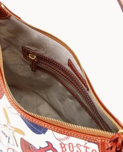 MLB Red Sox Hobo RED SOX -Dooney & Bourke B0924G QUMWPATNRDSX ALT2 1