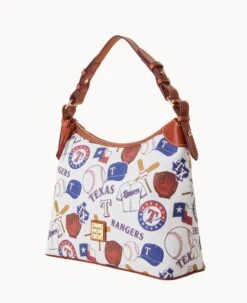 MLB Rangers Hobo RANGERS -Dooney & Bourke B0924G QUMWPATNRNGR ALT1 1