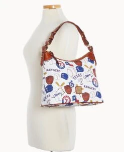 MLB Rangers Hobo RANGERS -Dooney & Bourke B0924G QUMWPATNRNGR ALT4 1