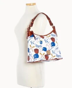 MLB Royals Hobo ROYALS -Dooney & Bourke B0924G QUMWPATNRYLS ALT4 1