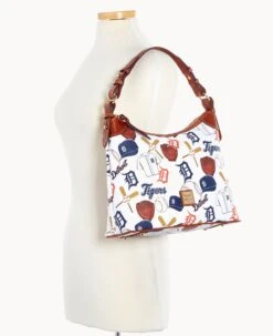MLB Tigers Hobo TIGERS 16 MLB Tigers Hobo TIGERS -Dooney & Bourke B0924G QUMWPATNTGRS ALT4 1