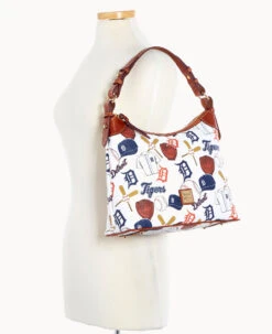 MLB Tigers Hobo TIGERS 12 MLB Tigers Hobo TIGERS -Dooney & Bourke B0924G QUMWPATNTGRS ALT4