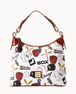 MLB White Sox Hobo WHITE SOX -Dooney & Bourke B0924G QUMWPATNWHSX 2