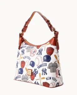 MLB Yankees Hobo YANKEES -Dooney & Bourke B0924G QUMWPATNYANK ALT1 1