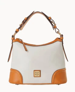 Wexford Leather Hobo White