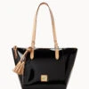 Patent Maxine Tote Black