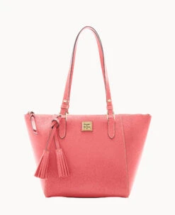 Saffiano Maxine Tote Coral -Dooney & Bourke B0972G SIBZSIBZ