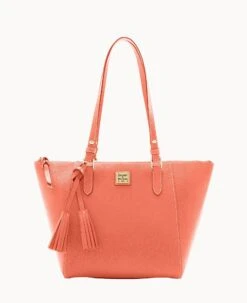 Saffiano Maxine Tote Coral -Dooney & Bourke B0972G SICRSICR 1