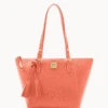 Saffiano Maxine Tote Coral