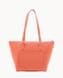 Saffiano Maxine Tote Coral -Dooney & Bourke B0972G SICRSICR ALT3 1