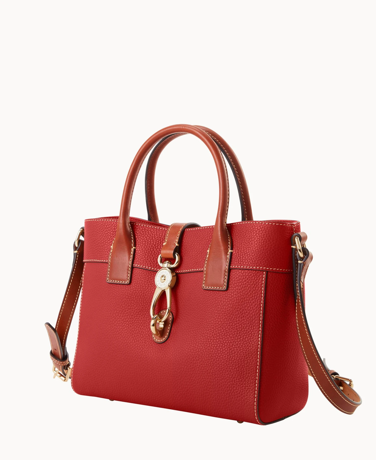 Pebble Grain Amelie Tote Red 8 Pebble Grain Amelie Tote Red - Image 8