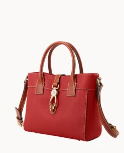 Pebble Grain Amelie Tote Red 22 Pebble Grain Amelie Tote Red -Dooney & Bourke B1031G AWRDPATN ALT1