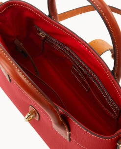 Pebble Grain Amelie Tote Red 23 Pebble Grain Amelie Tote Red -Dooney & Bourke B1031G AWRDPATN ALT2