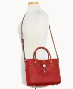 Pebble Grain Amelie Tote Red 29 Pebble Grain Amelie Tote Red -Dooney & Bourke B1031G AWRDPATN ALT4 1