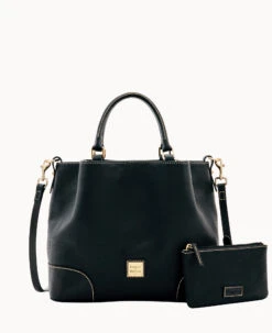 Pebble Grain Brenna Caramel 35 Pebble Grain Brenna Caramel -Dooney & Bourke B1036G AWBLPABL