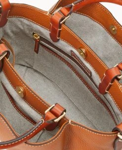 Pebble Grain Brenna Caramel 28 Pebble Grain Brenna Caramel -Dooney & Bourke B1036G AWCAPATNQ000 ALT2 1