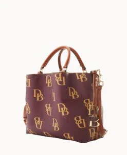 Monogram Large Barlow Wine 22 Monogram Large Barlow Wine -Dooney & Bourke B1039G QRWNPAKR ALT1 1