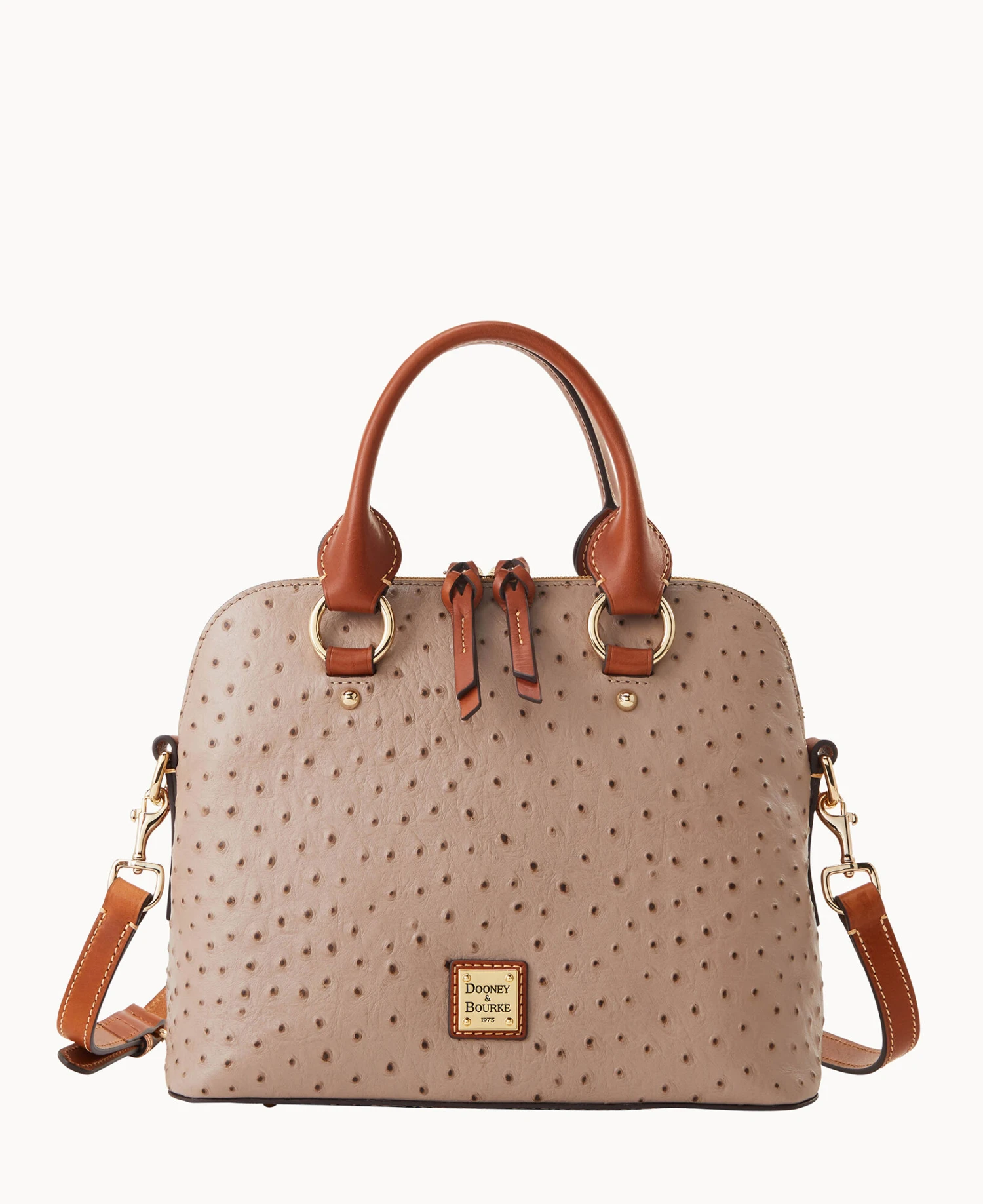 Ostrich Cameron Satchel Black 15 Ostrich Cameron Satchel Black - Image 15