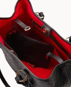 Ostrich Briana Black -Dooney & Bourke B1157G OTBLPABL ALT2 1