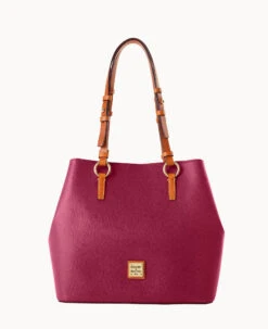 Saffiano Briana With Pouch Cranberry 33 Saffiano Briana With Pouch Cranberry -Dooney & Bourke B1157G SICBPANA 2
