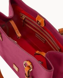 Saffiano Briana With Pouch Cranberry 27 Saffiano Briana With Pouch Cranberry -Dooney & Bourke B1157G SICBPANA ALT2 1