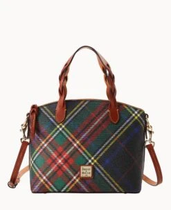 Windsor Small Heidi Satchel Charcoal -Dooney & Bourke B1217G 3WCOPATN 1