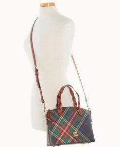 Windsor Small Heidi Satchel Charcoal -Dooney & Bourke B1217G 3WCOPATN ALT4 1