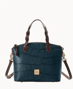 Denison Small Heidi Satchel Cognac -Dooney & Bourke B1217G 8DXFPABM