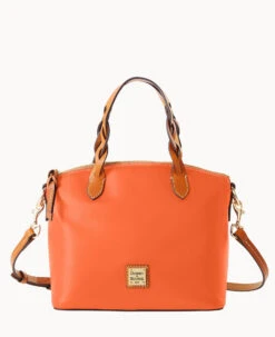 Wexford Leather Small Heidi Satchel Oyster -Dooney & Bourke B1217G JKCRPANA