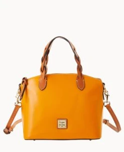 Wexford Leather Small Heidi Satchel Oyster -Dooney & Bourke B1217G JKMYPANA