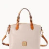 Wexford Leather Small Heidi Satchel Oyster