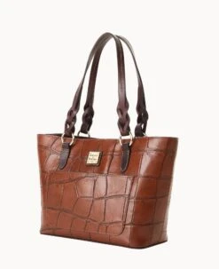 Denison Small Gretchen Tote Cognac 18 Denison Small Gretchen Tote Cognac -Dooney & Bourke B1219G 8DCGPABM ALT1 1