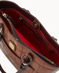 Denison Small Gretchen Tote Cognac 15 Denison Small Gretchen Tote Cognac -Dooney & Bourke B1219G 8DCGPABM ALT2