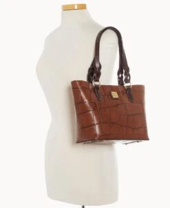 Denison Small Gretchen Tote Cognac 20 Denison Small Gretchen Tote Cognac -Dooney & Bourke B1219G 8DCGPABM ALT4 1