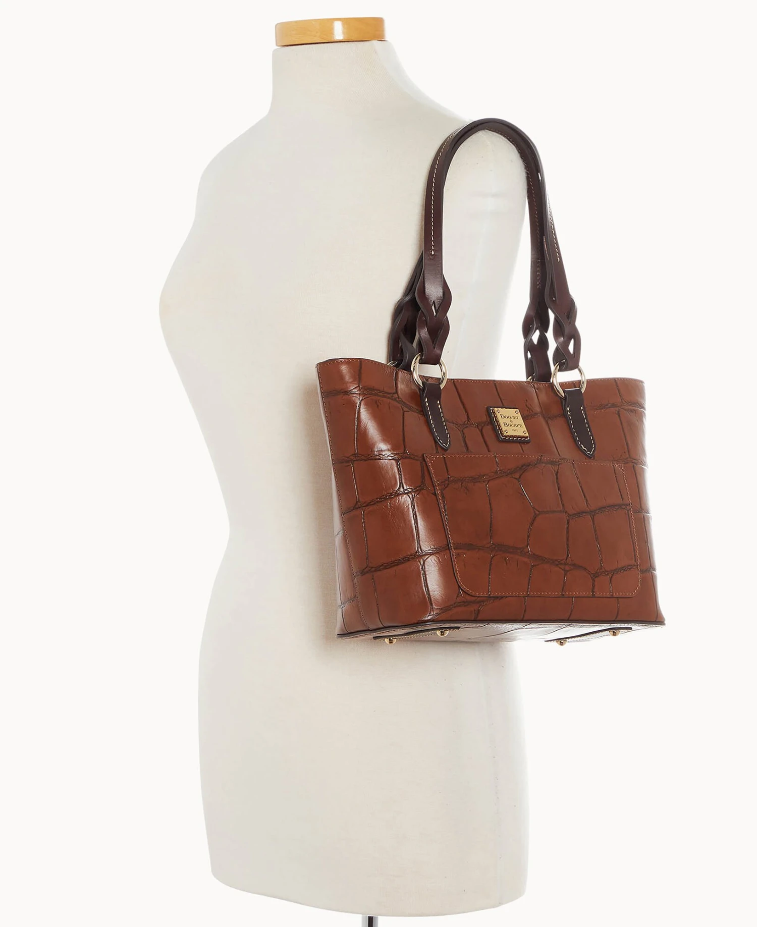 Denison Small Gretchen Tote Cognac 8 Denison Small Gretchen Tote Cognac - Image 8