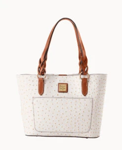 Ostrich Small Gretchen Tote Bone -Dooney & Bourke B1219G OTBOPAKR