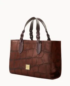 Denison Gia Satchel Cognac 18 Denison Gia Satchel Cognac -Dooney & Bourke B1298G 8DCGPABM ALT1 1
